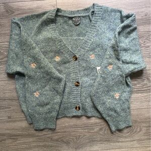 Arula Floral Embroidered Twinset NWT 2X